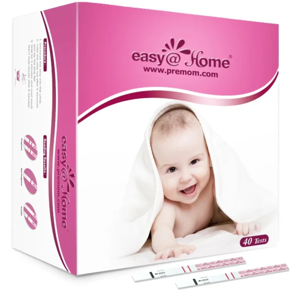 Easy@Home Pregnancy Test Strips Kit, Early Detection, 40 Count
