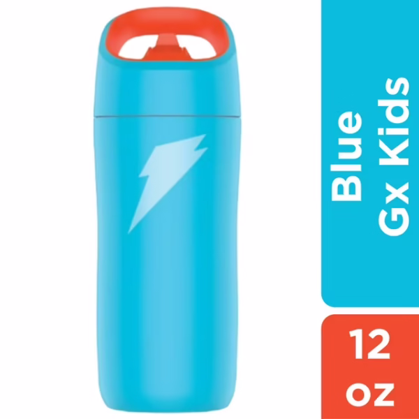 Gatorade Kid's Rookie 12 oz Stainless Steel Water Bottle, Blue