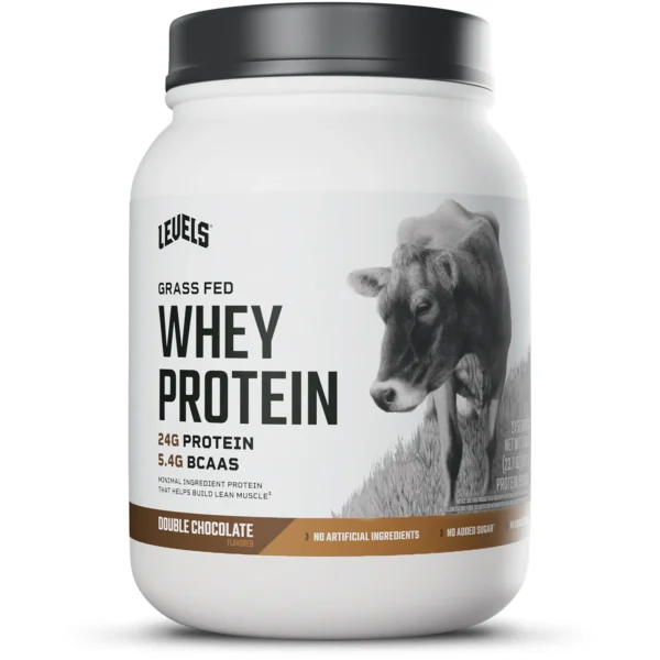 Levels Grass Fed Whey – Double Chocolate, 24g Protein