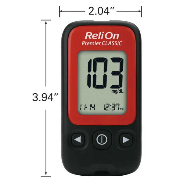 ReliOn Premier CLASSIC Blood Glucose Monitoring System