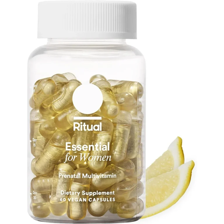 Ritual Essential for Women Prenatal Multivitamin: Folate & Choline for Neural Tube Support