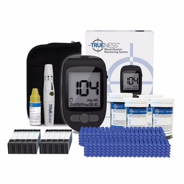 TRUENESS Blood Glucose Meter Bundle with 200 Test Strips